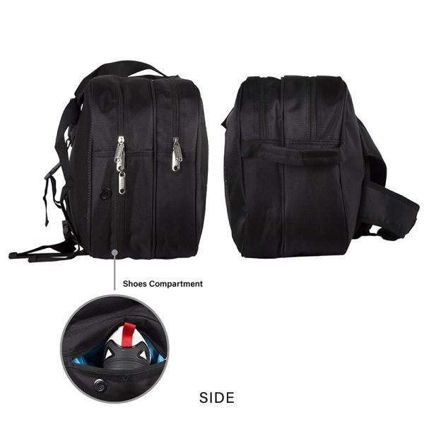 Apacs Badminton Kitbag BP-D3538 - BLACK - Image 5